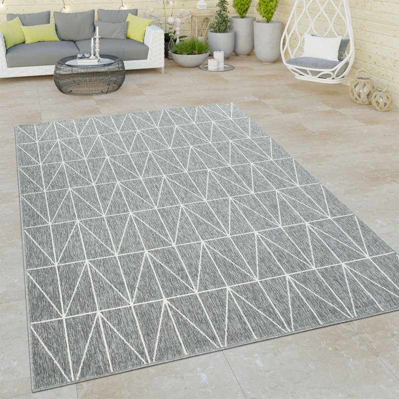 Burgos Geometric Indoor / Outdoor Area Rug, Rectangular 80 x 150cm