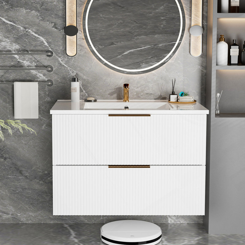 Meuble-lavabo blanc 36 po sans lavabo, 36"