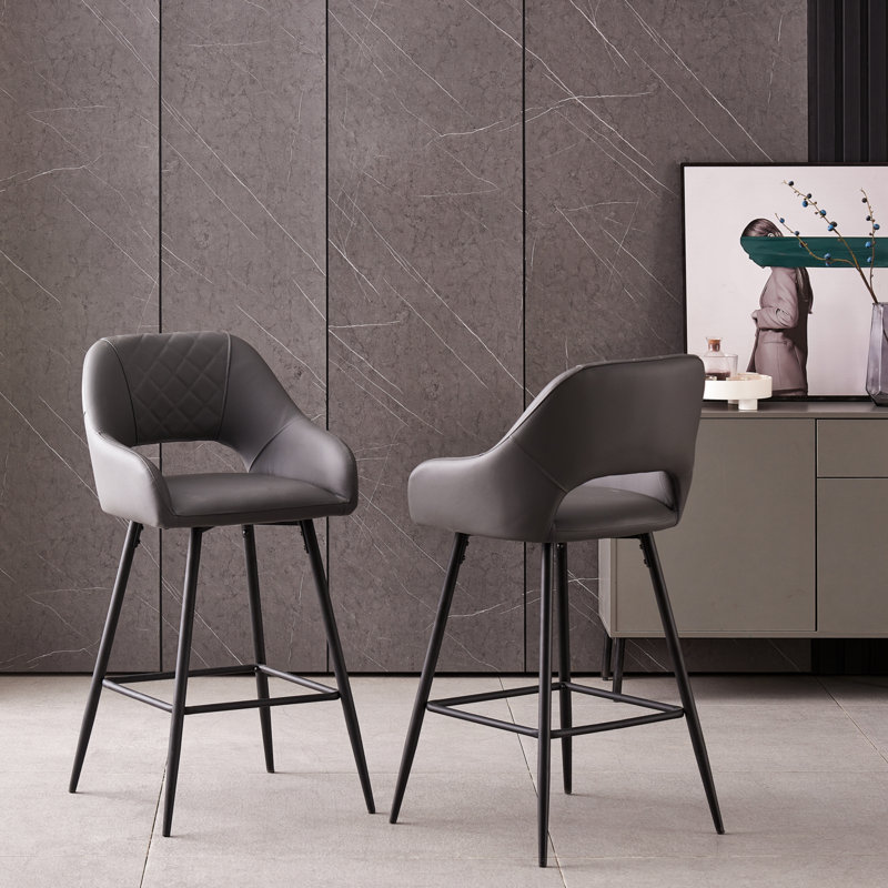 Très grand tabouret Sahera, gris