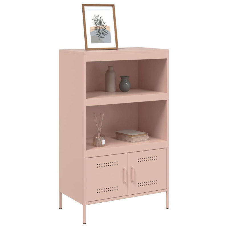 Storage Cabinet, Antique pink and pink