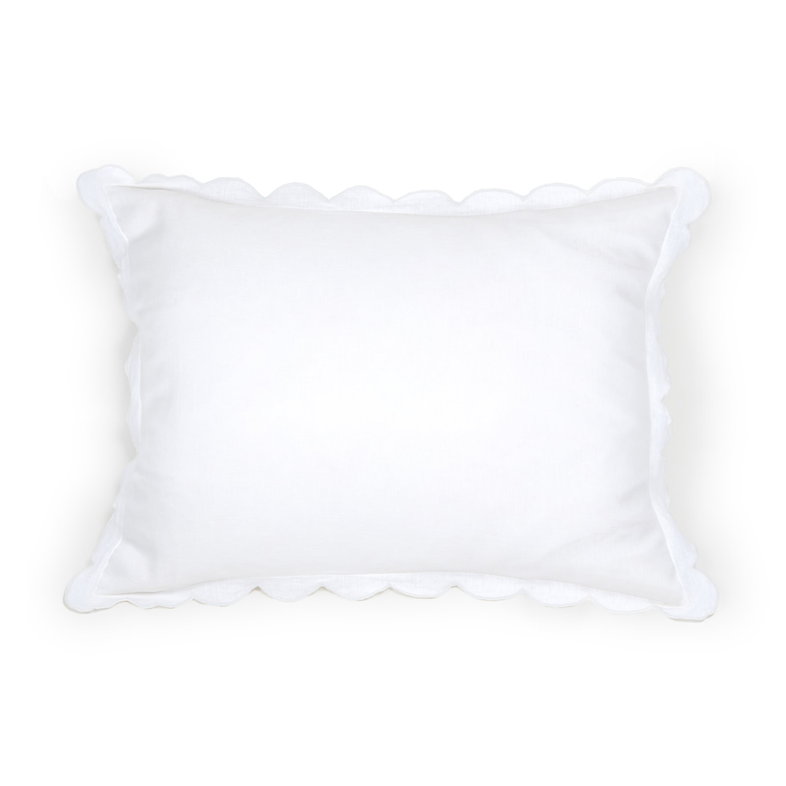 Kelly Linen Sham, Standard, White