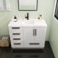 Meuble-lavabo autoportant avec tiroirs latéraux Carla-2065889994-2065889993