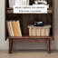 Bibliothèque de rangement en bois massif