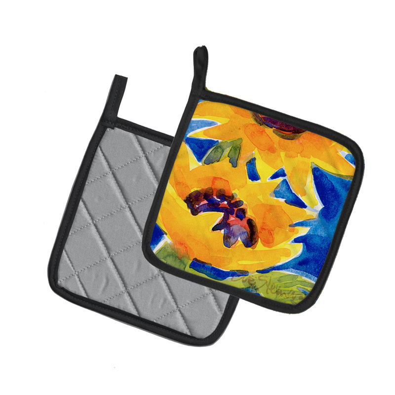 East Urban Home Floral Polyester Potholder