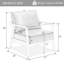 Chaise avec accoudoirs en polyester 27 po Rison Egan