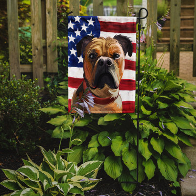 Polyester à 2 côtés 15 x 11 po drapeau de jardin