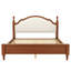 Lit plateforme tapissier en bois Linen-128986495-128986497