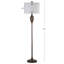 Lampe sur pied 61 po Eli