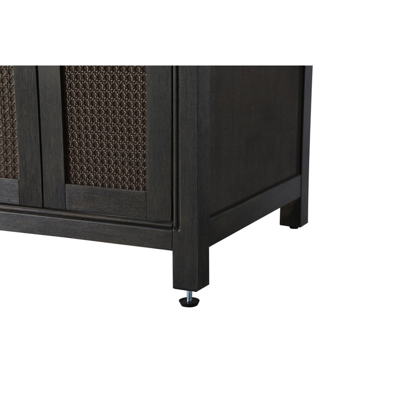 Meuble-lavabo simple 30 po, Chêne chocolat