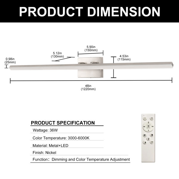 Dimensions du produit