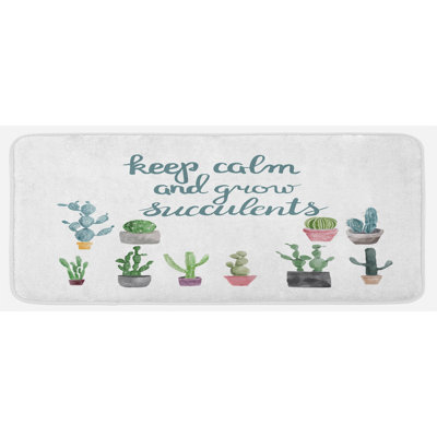 Tapis de cuisine keep calme
