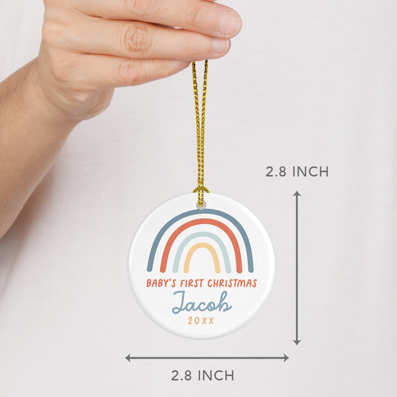 Ornement boule bébé garçon