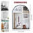 Archie Wall Mounted Mirror for Deco, Bathroom, Vanity, Hallway-1924606630