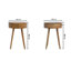 Adrienne 40cm W Solid Wood Bedside Table