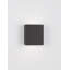 Black Integrated LED Outdoor Flush Mount