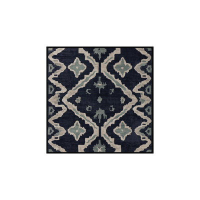 Machine Washable Gray Area Rug