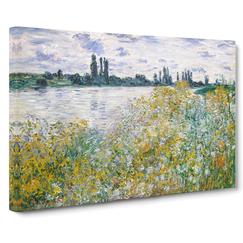Ile Aux Fleurs Near Vetheuil by Claude Monet - Wrapped Canvas, 35cm H x 50cm W x 3cm D