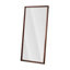 Miroir de plancher 70 po x 32 po avec structure en bois artificiel durable, conception élégante pour les chambres et les salons