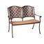 Banc de jardin aluminium Casa-26092475-26092482