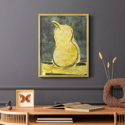 «Urban Pear I», reproduction encadrée - bois massif