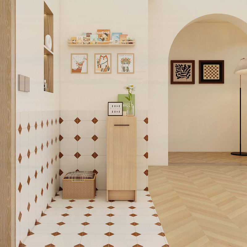 Armoire de rangement mince, porte simple, organisateur étroit pour économiser de l'espace