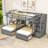 Aat Full Over Twin & Twin 7 Drawers Triple / Quad Bunk Bed by Isabelle & Max-1838423636
