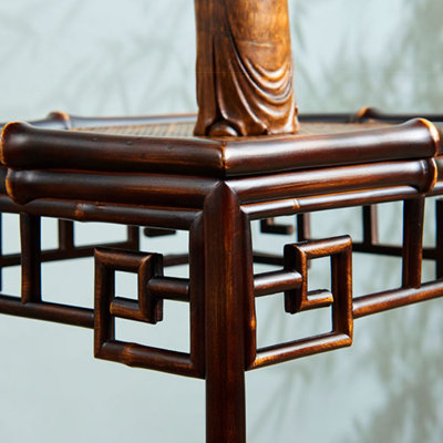 Qiongzhu Chinese flower stand imitation antique