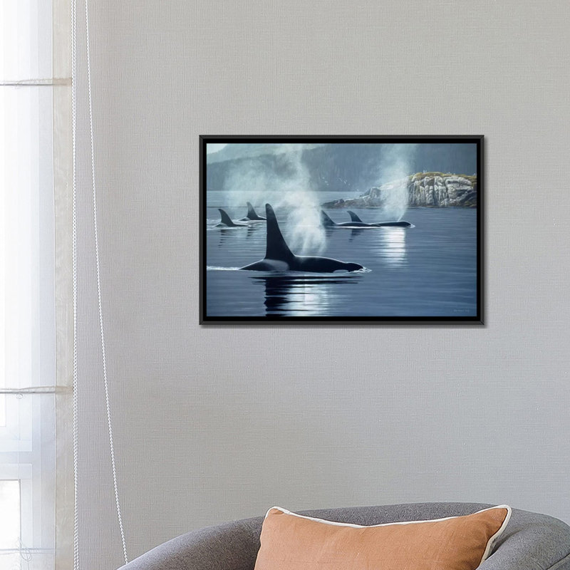 Art décoratif "Morning Mist" par Ron Parker, reproduction de photo sur toile, H 8 po x l 12 po x P 0,75 po, Toile tendue