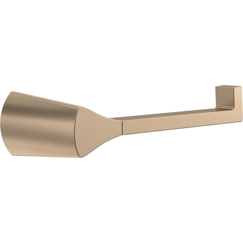 Zura Wall Mount Toilet Paper Holder, Champagne Bronze