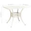 Cranon Square Metal Outdoor Dining Table With Umbrella Hole , 90cm cm W 90cm cm D-163305642-163305643