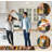 Kitchen Mats For Floor Colorful Kitchen Rugs Cool Wooden Abstract Anti Fatigue Kitchen Mats Waterproof Floor Mats Cushioned Non-Skid Standing Mats For Laundry, Sink, Set Of 2,17.3 X 28+17.3 X 47 Inch