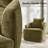 Regina 31"W Modern Chenille Swivel Armchair With Ergonomic Backrest And Solid Wood Legs-2131520058