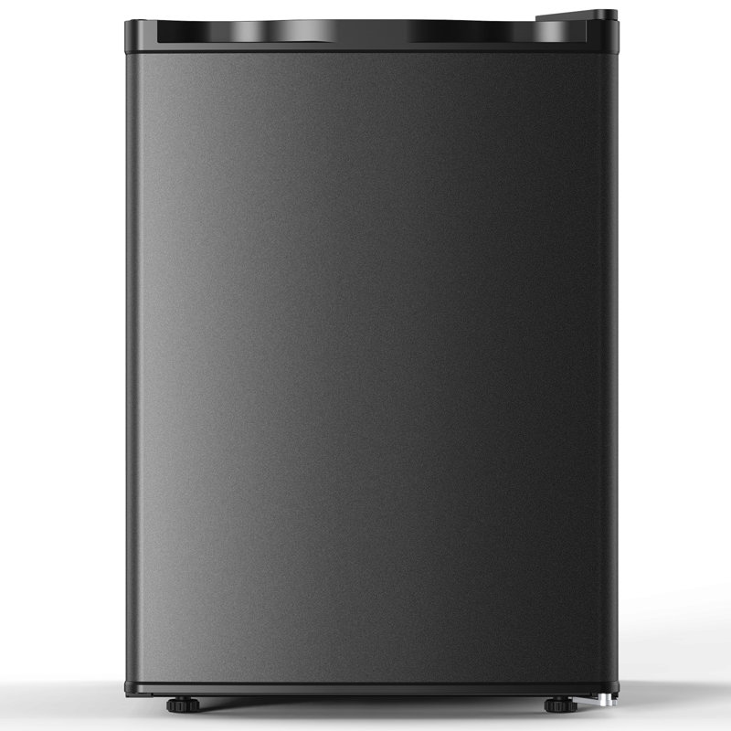2.1 Cu.ft Ultra-Compact Upright Freezer - Reversible Single Door, Removable Shelves, Adjustable Thermostat, Black (Perfect for Home/Kitchen/Office)