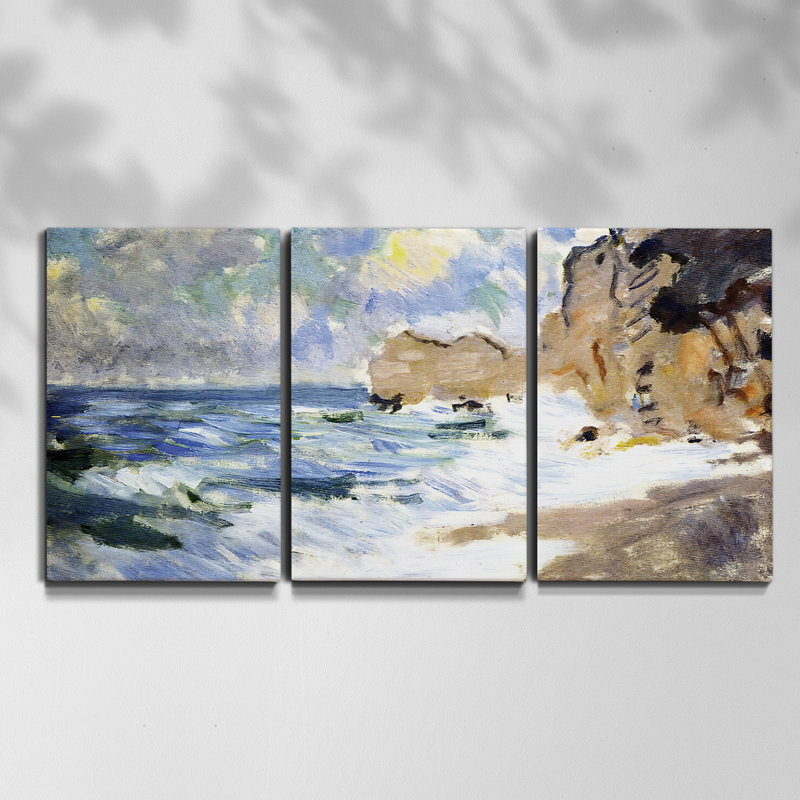 «The More The Merrier» sur toile, ensemble de 3 pièces, H 36 po x l 72 po x P 2 po