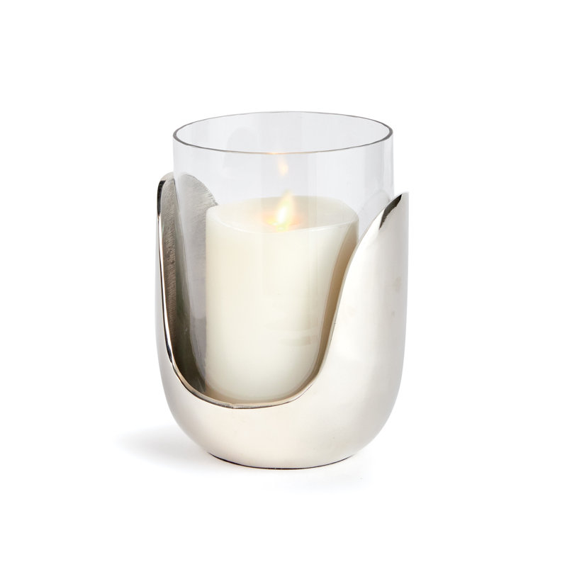 AIDA HURRICANE LARGE, 7" H x 5.5" W x 5.5" D, Silver
