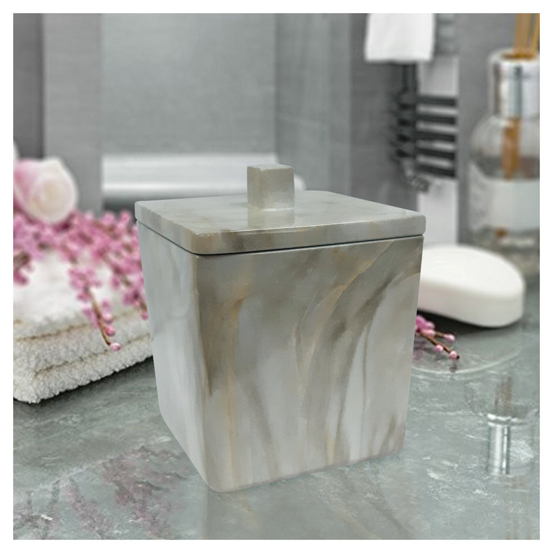 Meuble-lavabo en résine avec finition en marbre pour l'organisation de la salle de bain et de la chambre à coucher