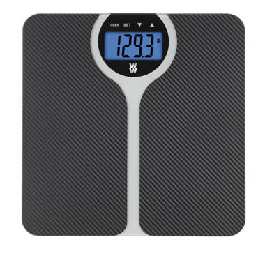 Health o meter 400 lbs. Digital Clear Glass with Chrome and Black Accents  Bathroom Scale with Body Fat Indicator at