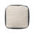 Abedin Cotton and Leather Handmade Ottoman Pouf-346223278