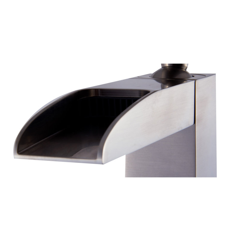 Robinet de salle de bain, Nickel brossé