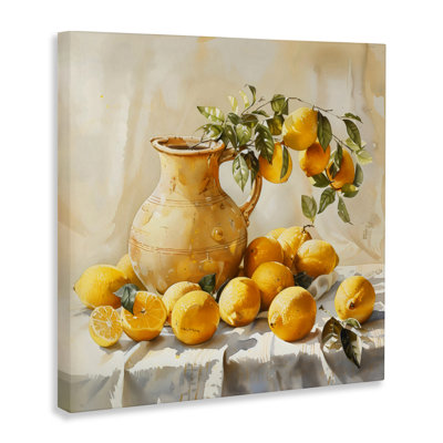 Rétro citrons et toile de pichet, conception par LSR Creative Studio