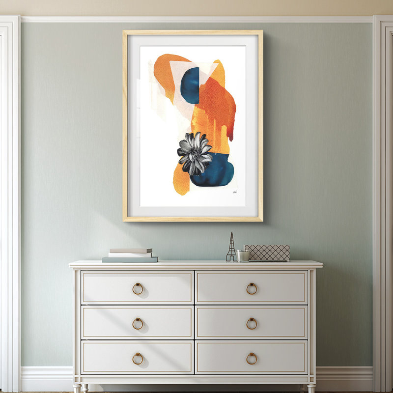 Yakamoz I -Framed Print, Natural, 28.5" H x 20.5" W