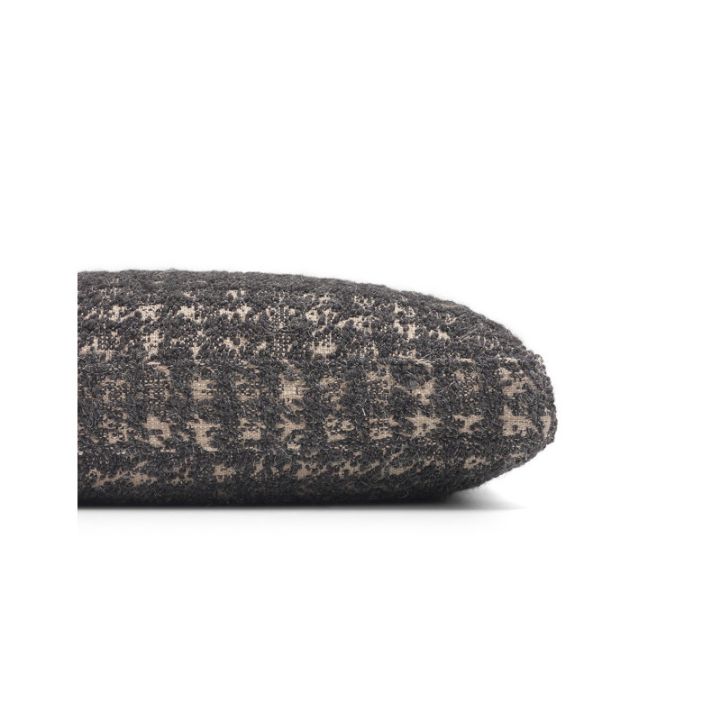 Coussin Betty, Pied de poule gris