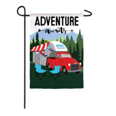Double Sided 18 in. H x 12.5 in. W Polyester Garden flag