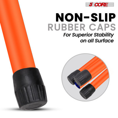  Paire de pieds de haut-parleur réglables pour trépied 54 pouces, capacité de 132 lb, support 35 mm
