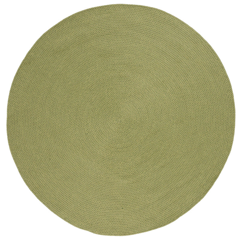 Tapis performance tressé à la main, Rond 6 pi