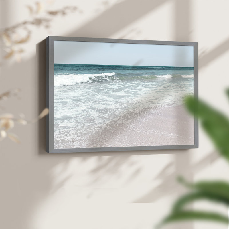 «Shoreline Pleasure», reproduction encadrée, Gris, H 16 po x l 20 po