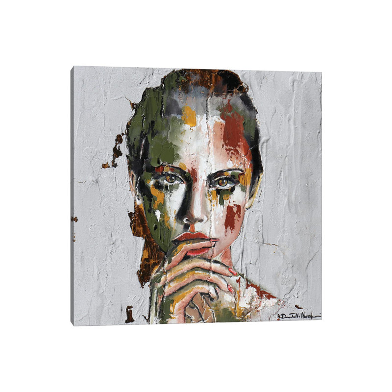 I Made A Mistake by Donatella Marraoni - Wrapped Canvas Painting, 30.48 cm H x 30.48 cm W