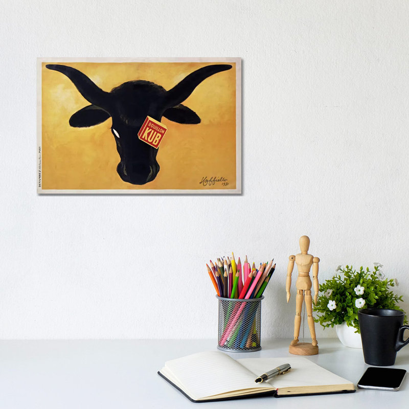 Bouillon Kub Ad, 1931 by Leonetto Cappiello - Wrapped Canvas Print, 20.32 cm H x 30.48 cm W
