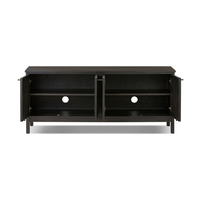 Alessio Media Console-Aged Natural Oak