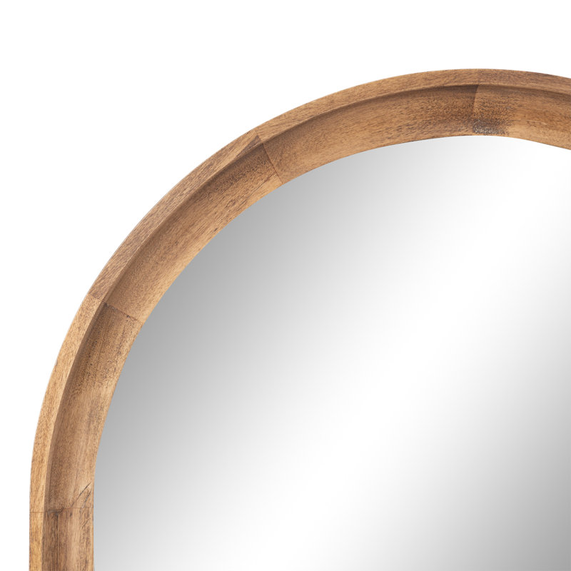 Miroir mural Branwell, 36 po x 32 po, Brun rustique